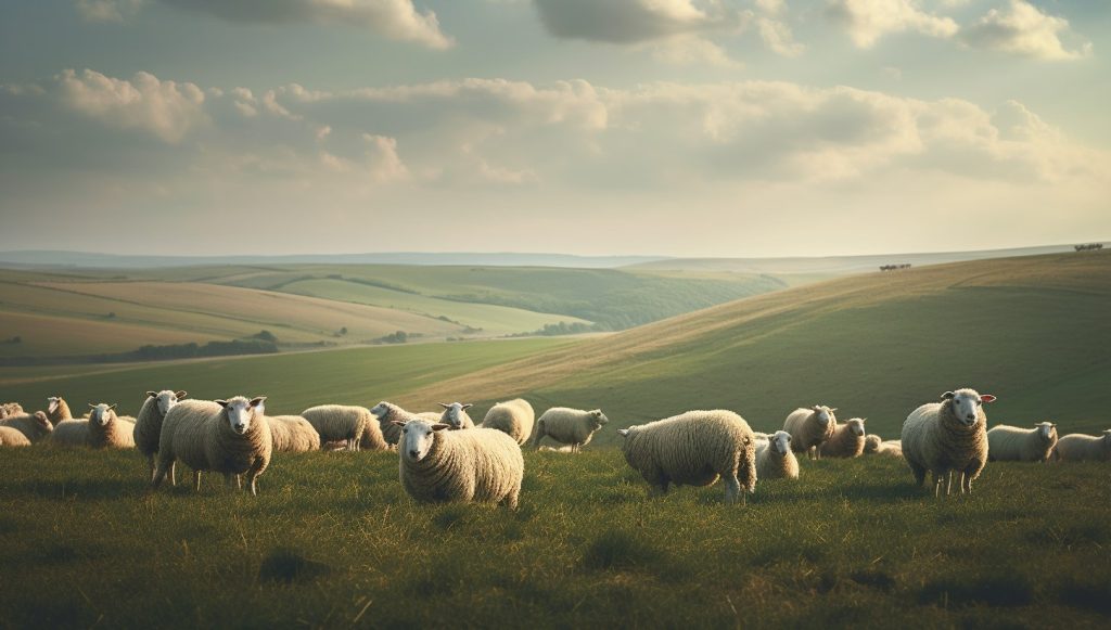 Landscape South Downs Sheep