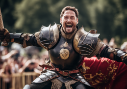 Tom Hardy Jousting Loxwood ussex